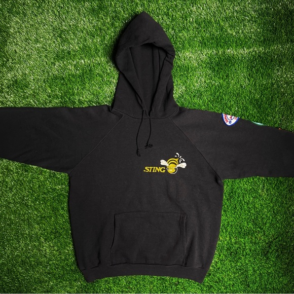 Champion Other - VINTAGE 80s 1 of 1 Illinois Swim and Dive Team Champion Raglan Hoodie Sweatshirt